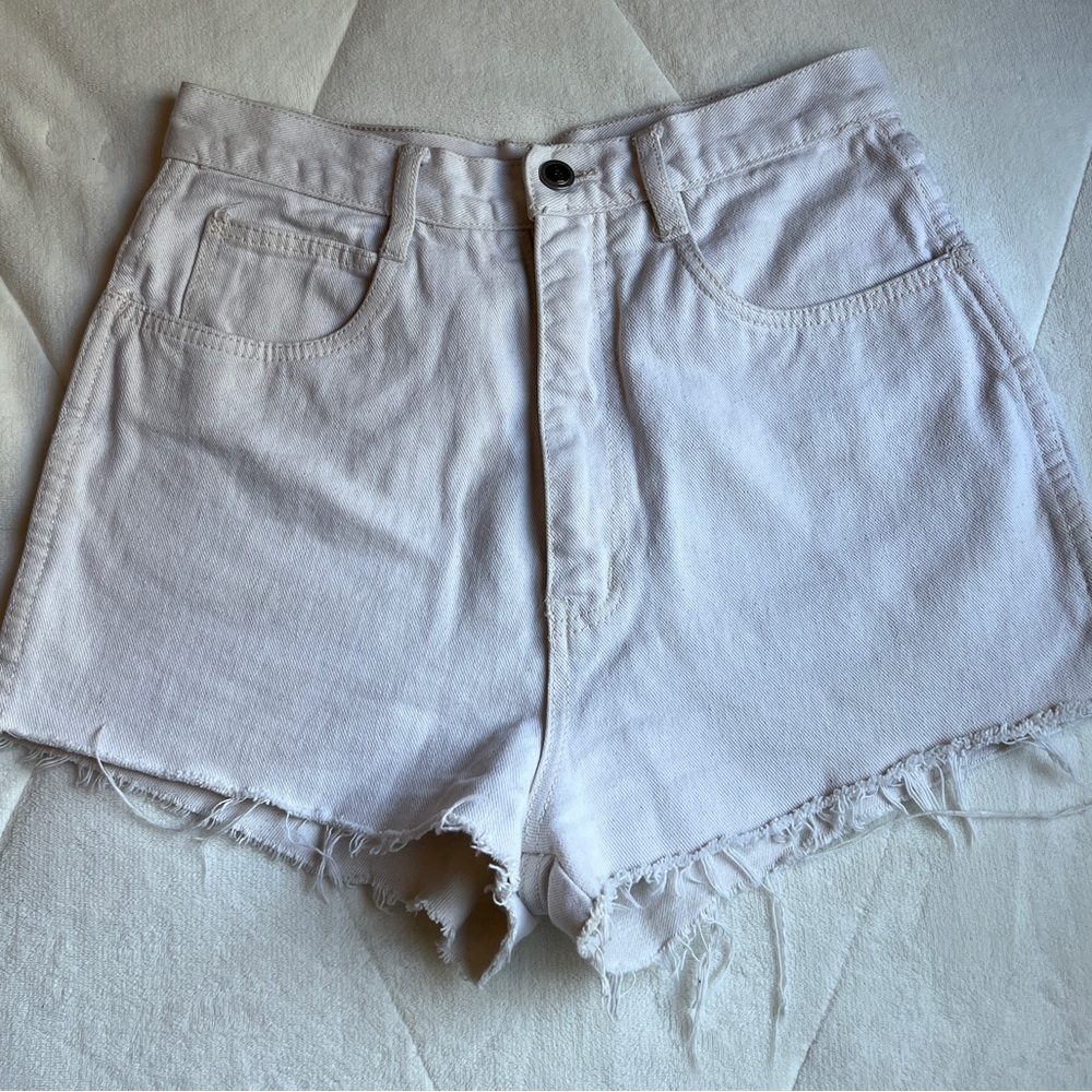 White vintage shorts